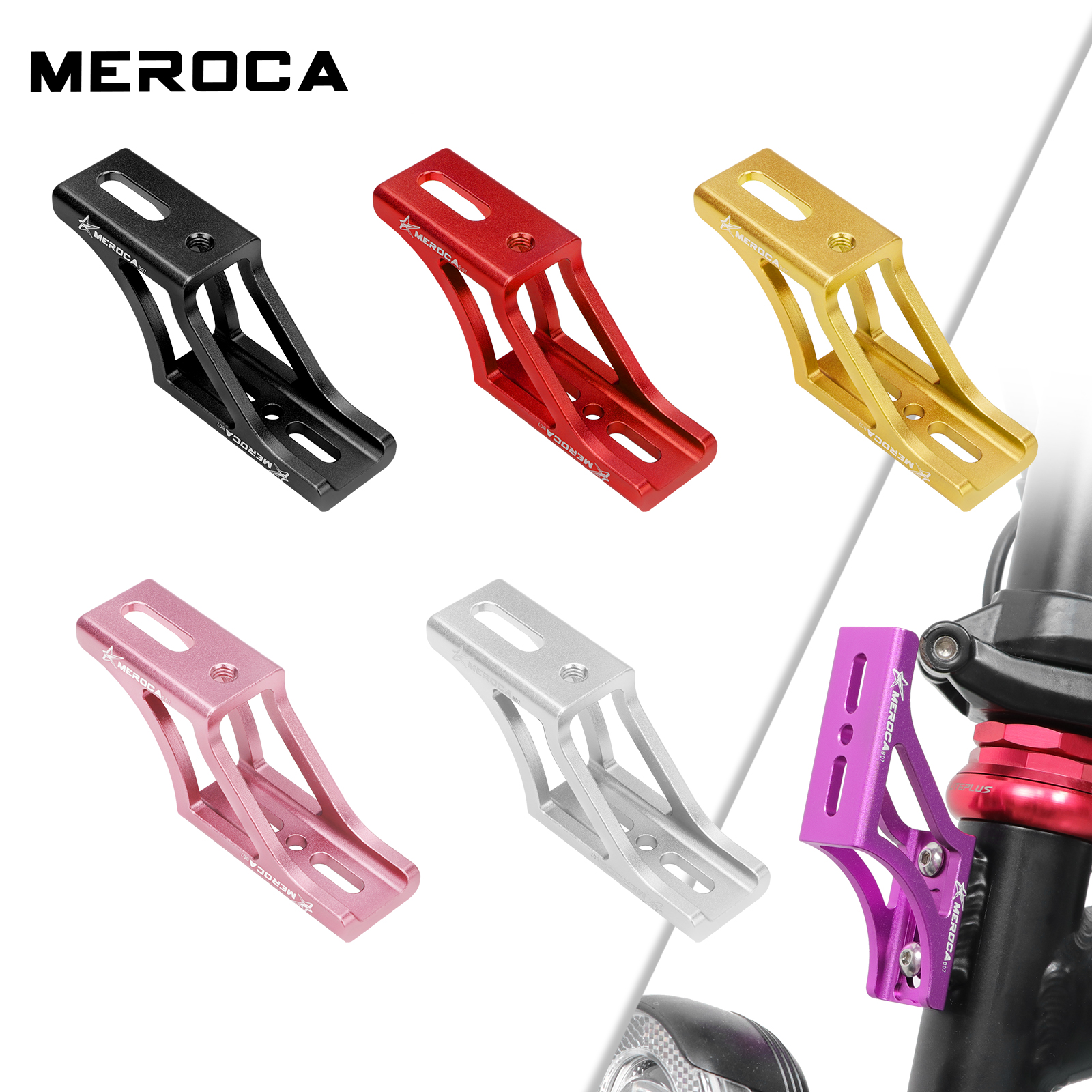 Cycling Commute Bag - Meroca Folding Bicycle Front Bag Raised