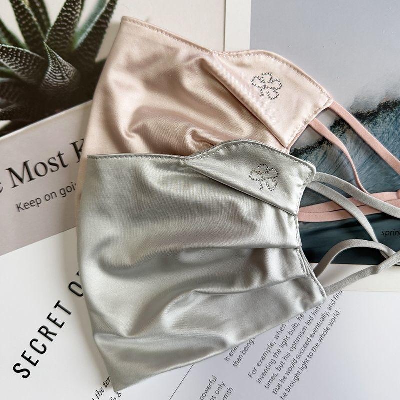Ice Silk Satin Face Cover Wome - Cycling Commute ulasan dan harga