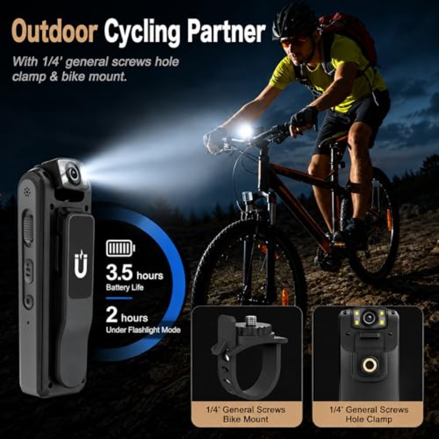 4K Body Camera for Work Cyclin - Cycling To Work ulasan dan harga