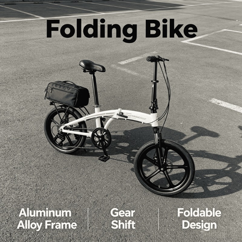 Adult Folding Bike - 20 Inch L - Commuting With Bike ulasan dan harga