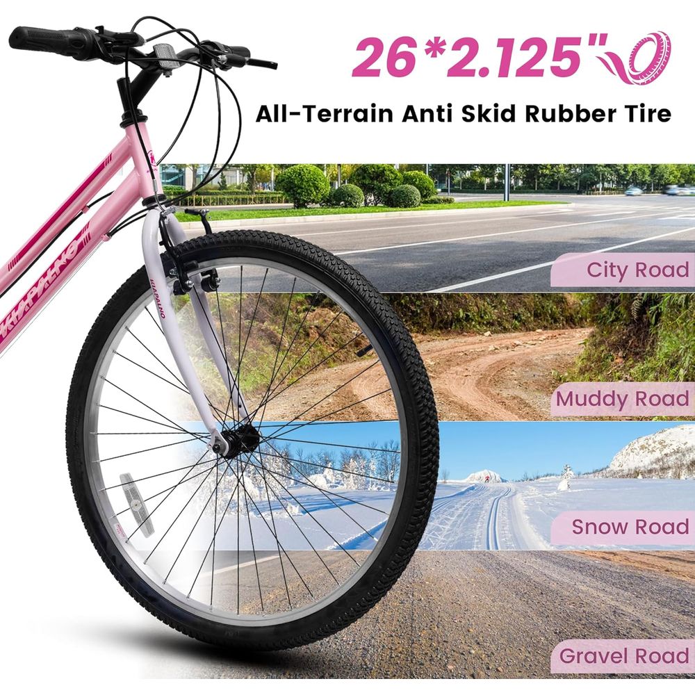 21-Speed 24/26 Inch Women's Mo - Cycling Commute ulasan dan harga
