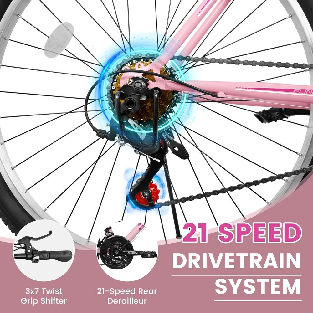 21-Speed 24/26 Inch Women's Mo - Cycling Commute ulasan dan harga