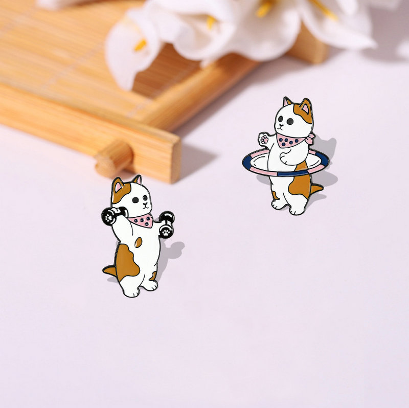 Funny Cats Enamel Pin Custom C - Cycling Commute Bag ulasan dan harga