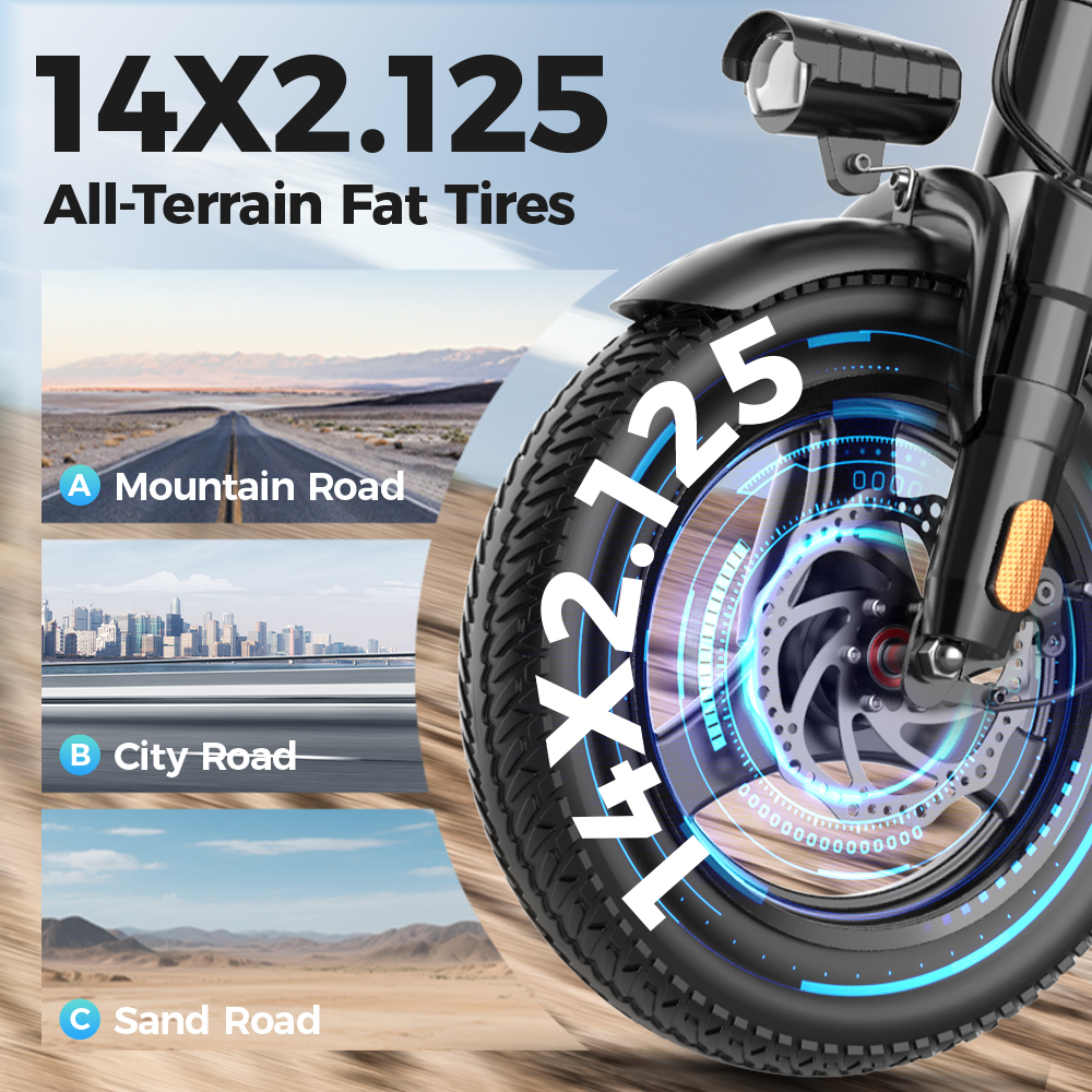 14-inch electric bike easy to  - Commuting With Bike ulasan dan harga