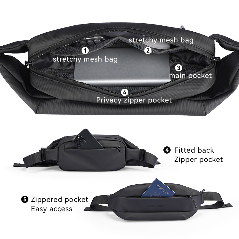 MARK RYDEN Multi-pocket Chest  - Cycling Commute ulasan dan harga
